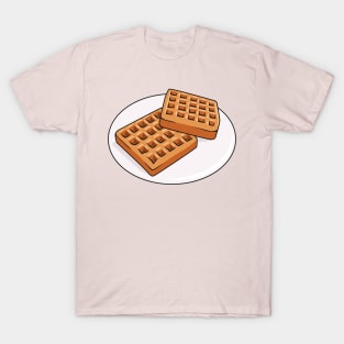 Waffle cartoon illustration T-Shirt